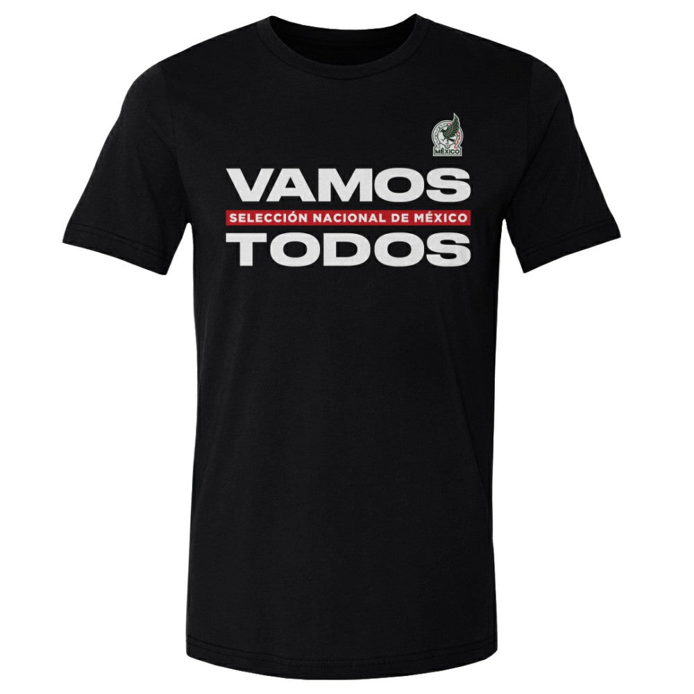 Mexico National Team 500 Level Vamos Todos Cotton T-Shirt Black shop