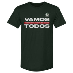 Mexico National Team 500 Level Vamos Todos Premium Tri-Blend T-Shirt Dark Green sale