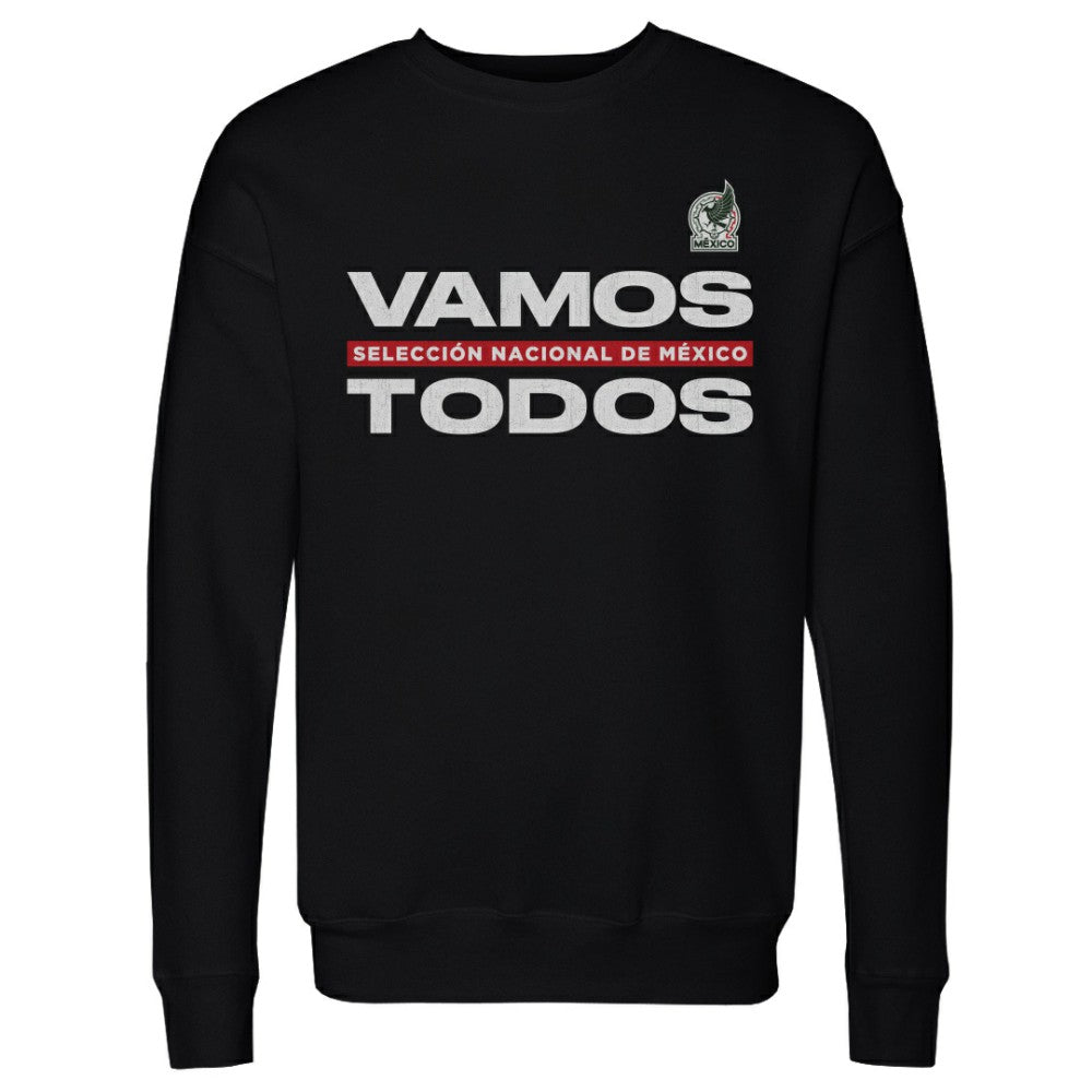 Mexico National Team 500 Level Vamos Todos Crewneck Sweatshirt Black