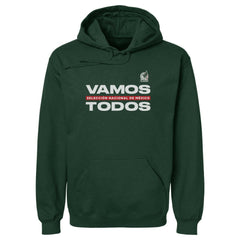 Mexico National Team 500 Level Vamos Todos Pullover Hoodie Dark Green shop
