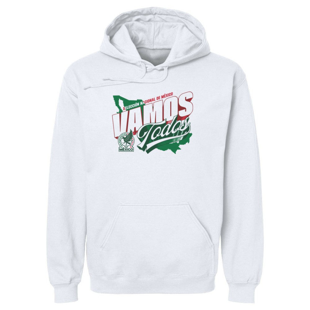 Mexico National Team 500 Level Vamos Todos Country Pullover Hoodie White