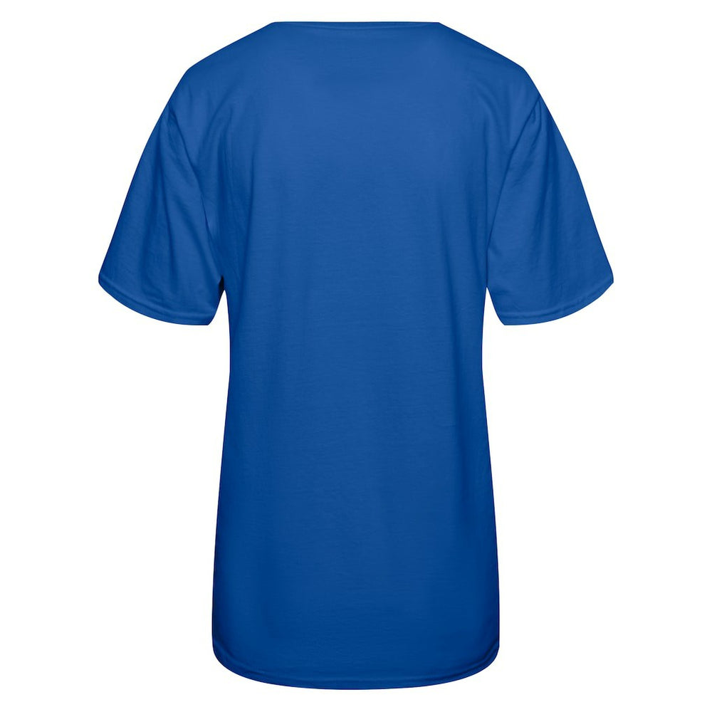 Dallas Cowboys Cheerleaders Women's Sweetheart Boots T-Shirt Royal