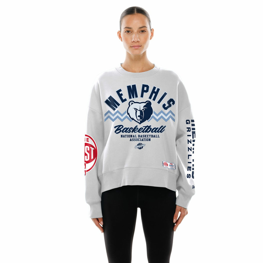 Memphis Grizzlies Women's 2025/26 City Edition Sweatshirt White