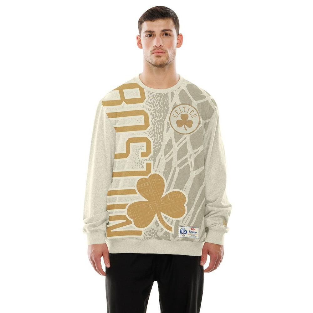 Boston Celtics 2025/26 City Edition Sweatshirt Tan