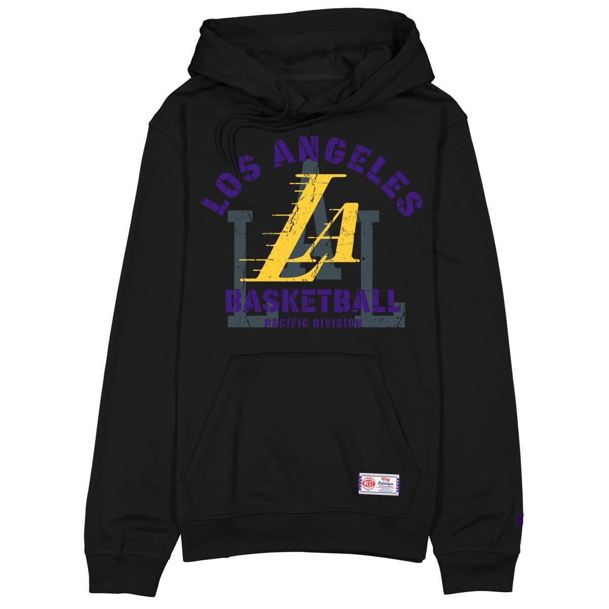 Los Angeles Lakers 2025/26 City Edition Fleece Hoodie Black