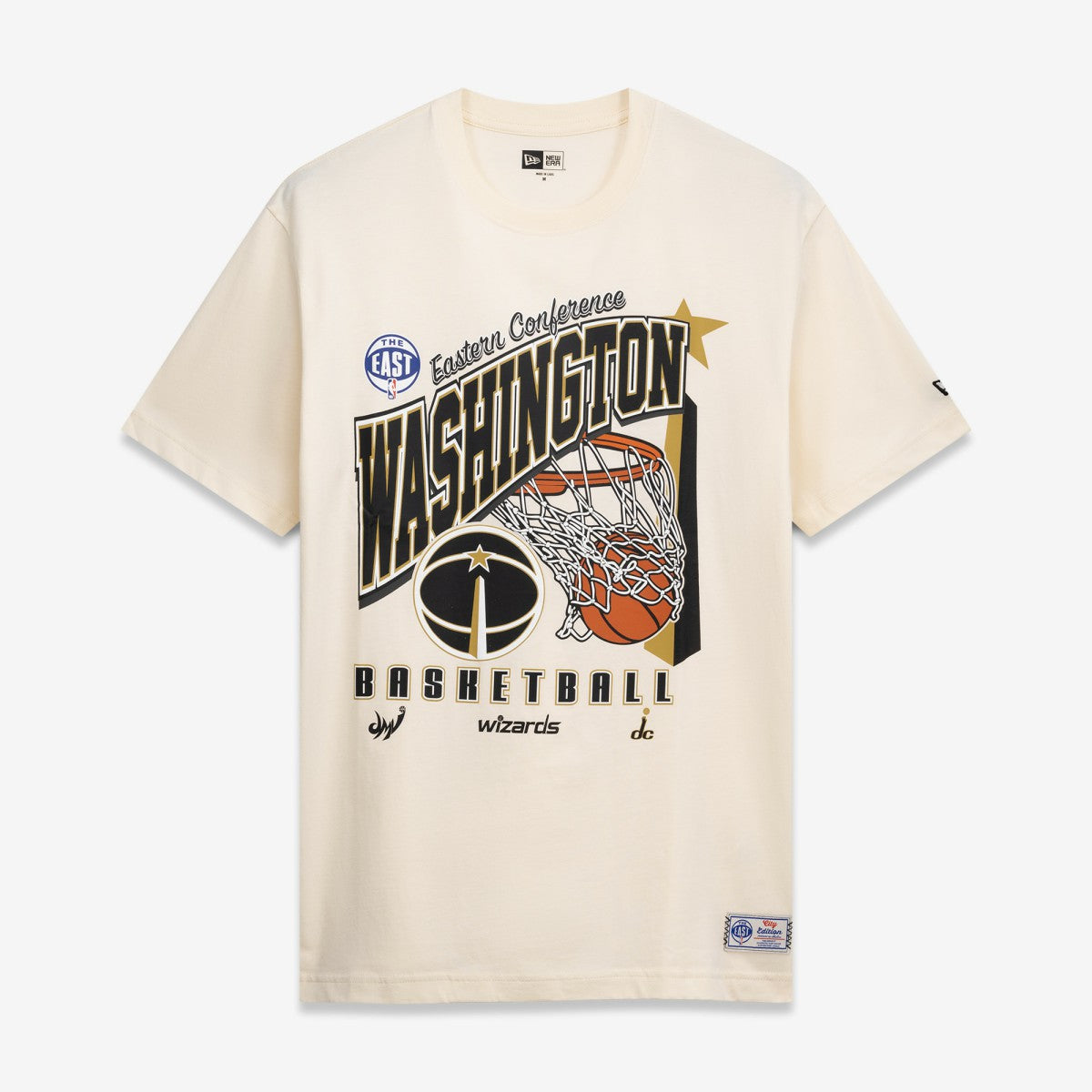 Washington Wizards Oversized City Edition Remix Vintage T-Shirt Cream