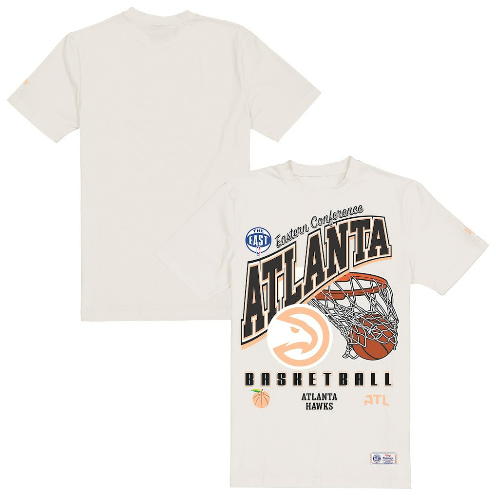 Atlanta Hawks Oversized City Edition Remix Vintage T-Shirt Cream