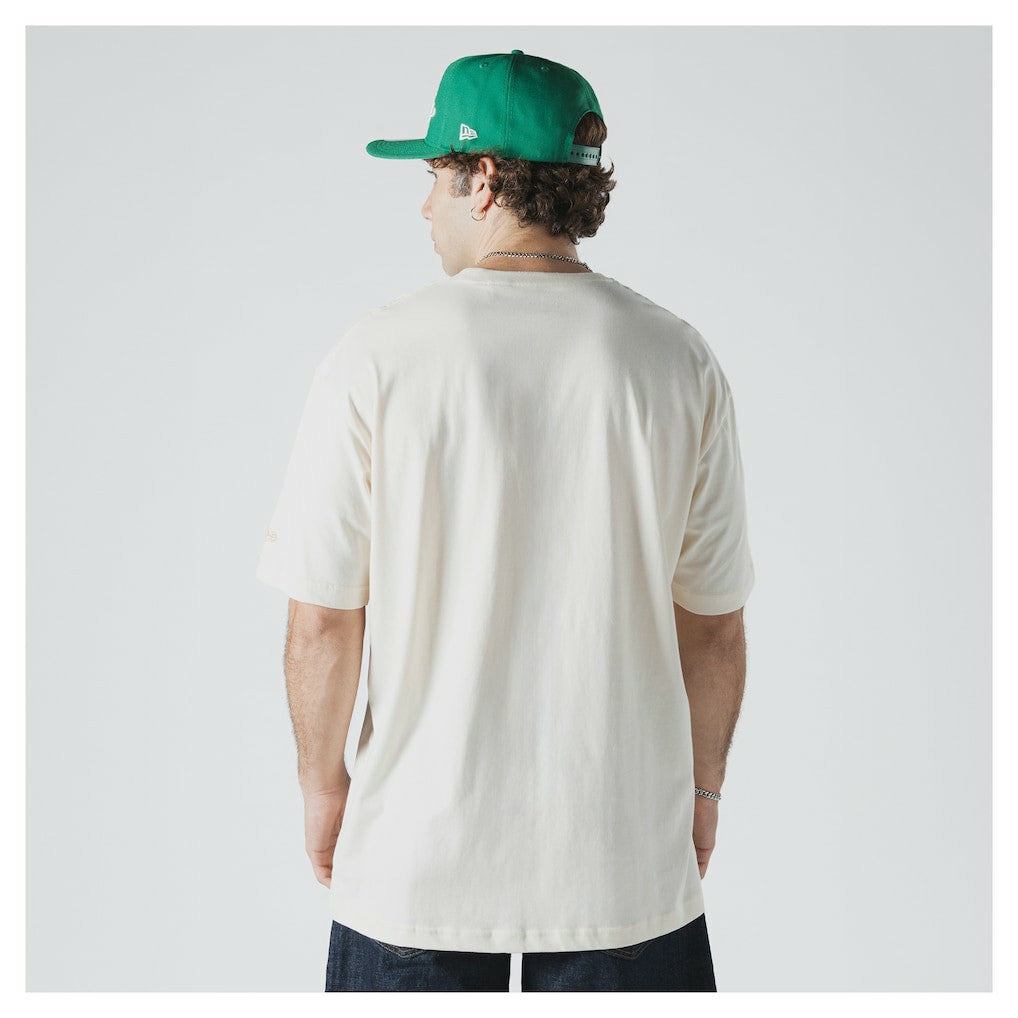 Boston Celtics Oversized City Edition Remix Vintage T-Shirt Cream