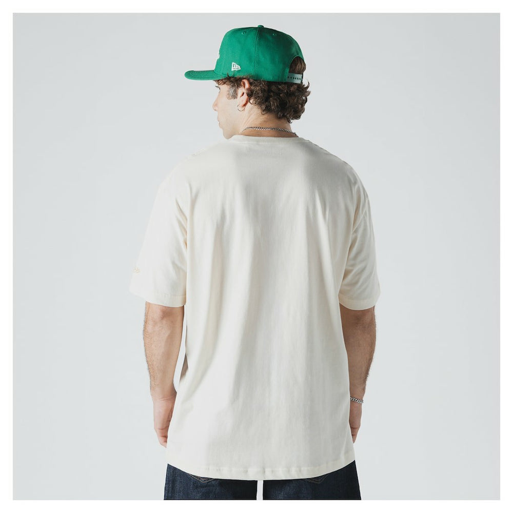Boston Celtics Oversized City Edition Remix Vintage T-Shirt Cream