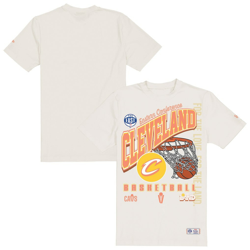 Cleveland Cavaliers Oversized City Edition Remix Vintage T-Shirt Cream