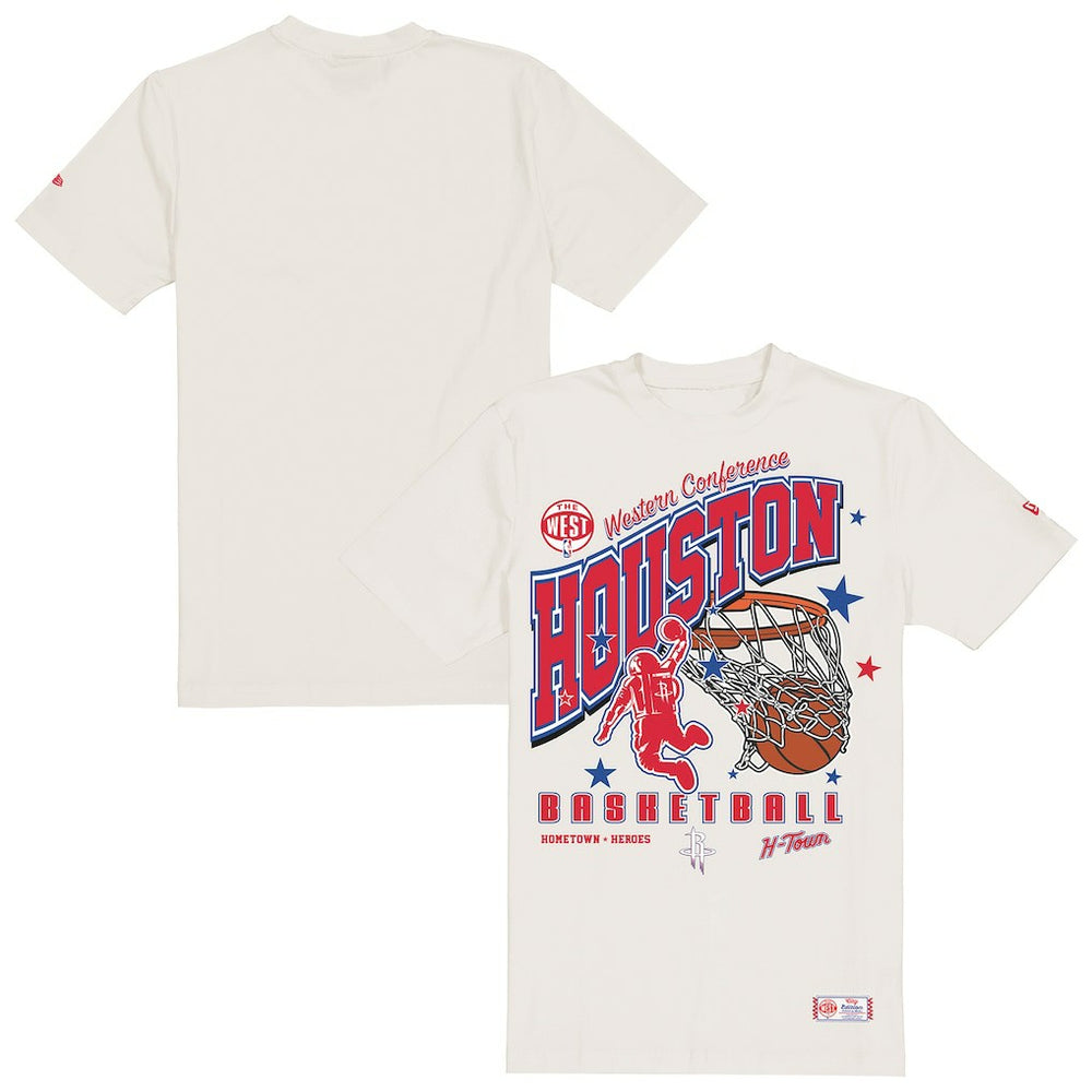 Houston Rockets Oversized City Edition Remix Vintage T-Shirt Cream