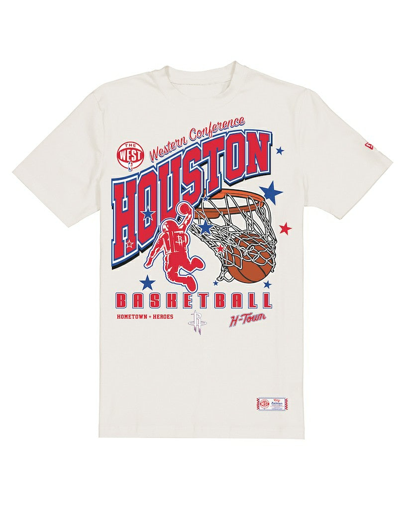 Houston Rockets Oversized City Edition Remix Vintage T-Shirt Cream