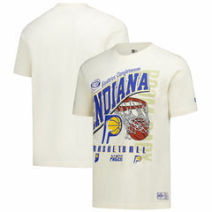 Indiana Pacers Oversized City Edition Remix Vintage T-Shirt Cream