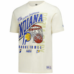 Indiana Pacers Oversized City Edition Remix Vintage T-Shirt Cream