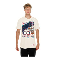 Oklahoma City Thunder Oversized City Edition Remix Vintage T-Shirt Cream