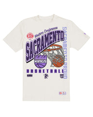 Sacramento Kings Oversized City Edition Remix Vintage T-Shirt Cream