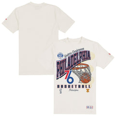 Philadelphia 76ers Oversized City Edition Remix Vintage T-Shirt Cream