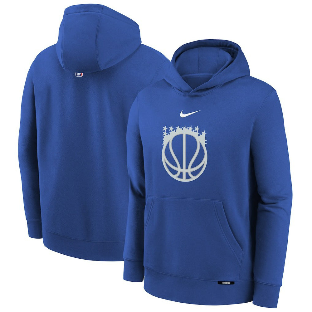 Orlando Magic Youth 2025/26 City Edition Club Fleece Pullover Hoodie Platinum
