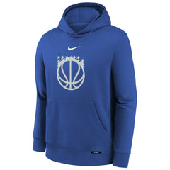 Orlando Magic Youth 2025/26 City Edition Club Fleece Pullover Hoodie Platinum