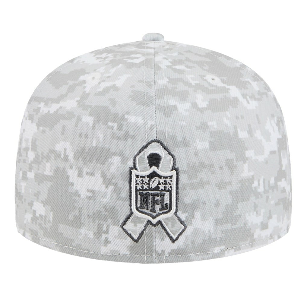 Buffalo Bills New Era 2025 Salute to Service Fan Pack 59FIFTY Fitted Hat White