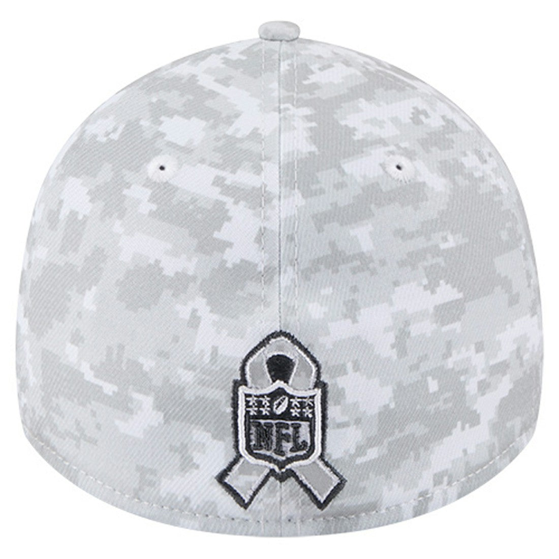 New York Jets New Era 2025 Salute to Service Digital Camo Fan Pack 39THIRTY Flex Hat White