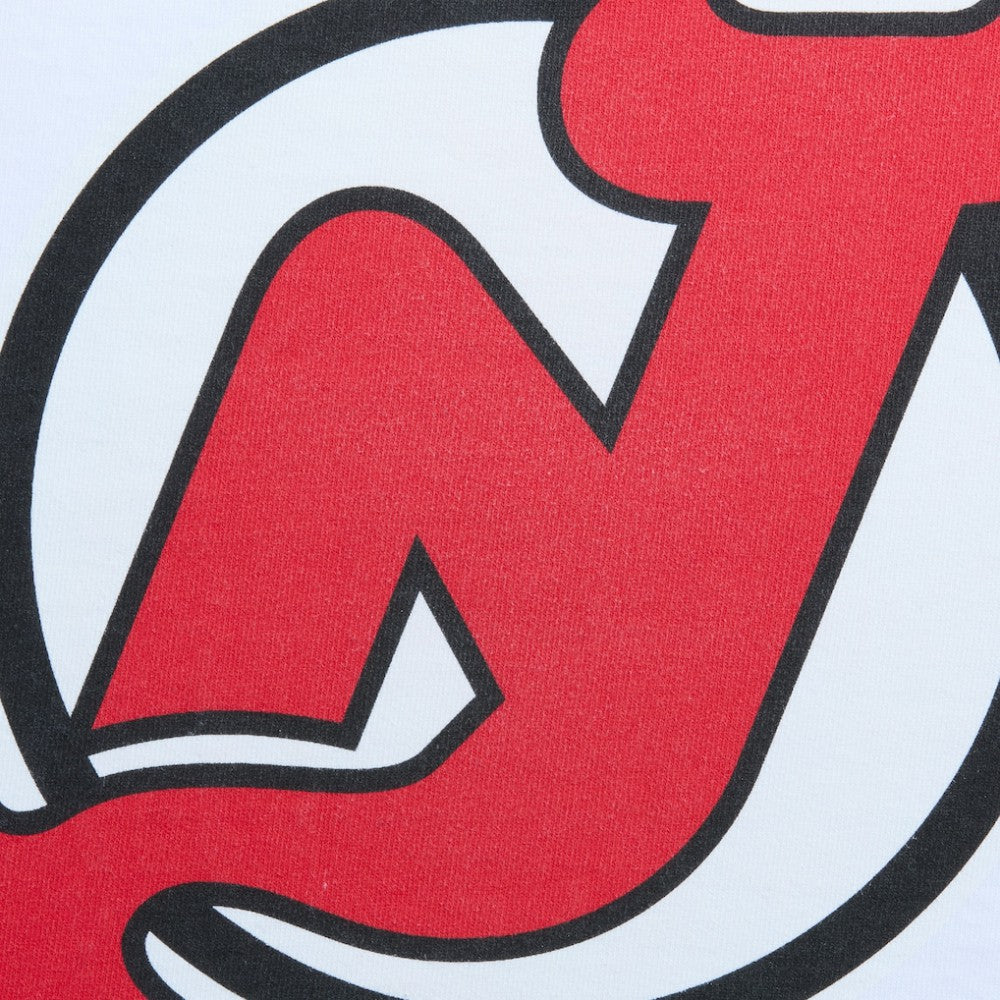 NHL New Jersey Devils Todd Snyder Heavyweight Long Sleeve Jersey Style T-Shirt - White