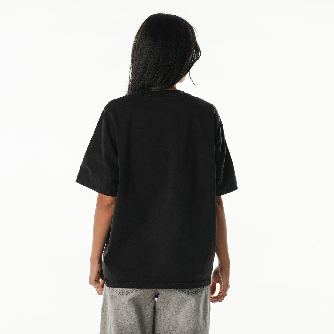 Detroit Lions The Wild Collective Women's Oversized Laurel Graphic Dolman T-Shirt Black