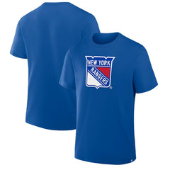 NHL New York Rangers Fanatics Essential Legacy T-Shirt - Blue