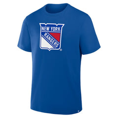 NHL New York Rangers Fanatics Essential Legacy T-Shirt - Blue