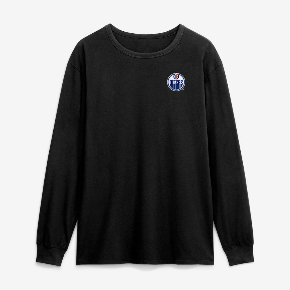 NHL Edmonton Oilers Fanatics Game Long Sleeve T-Shirt - Black