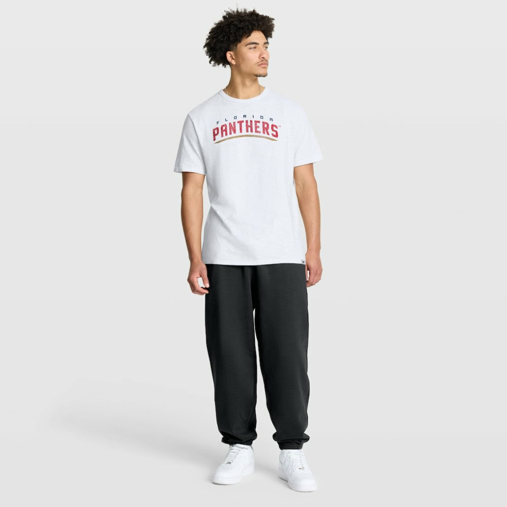 NHL Florida Panthers Fanatics Play Distressed Wordmark Stadium Slub T-Shirt - White