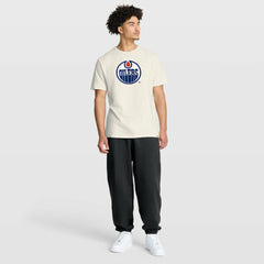 NHL Edmonton Oilers Fanatics Stadium Slub T-Shirt - Cream