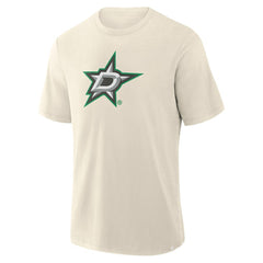 NHL Dallas Stars Fanatics Stadium Slub T-Shirt - Cream