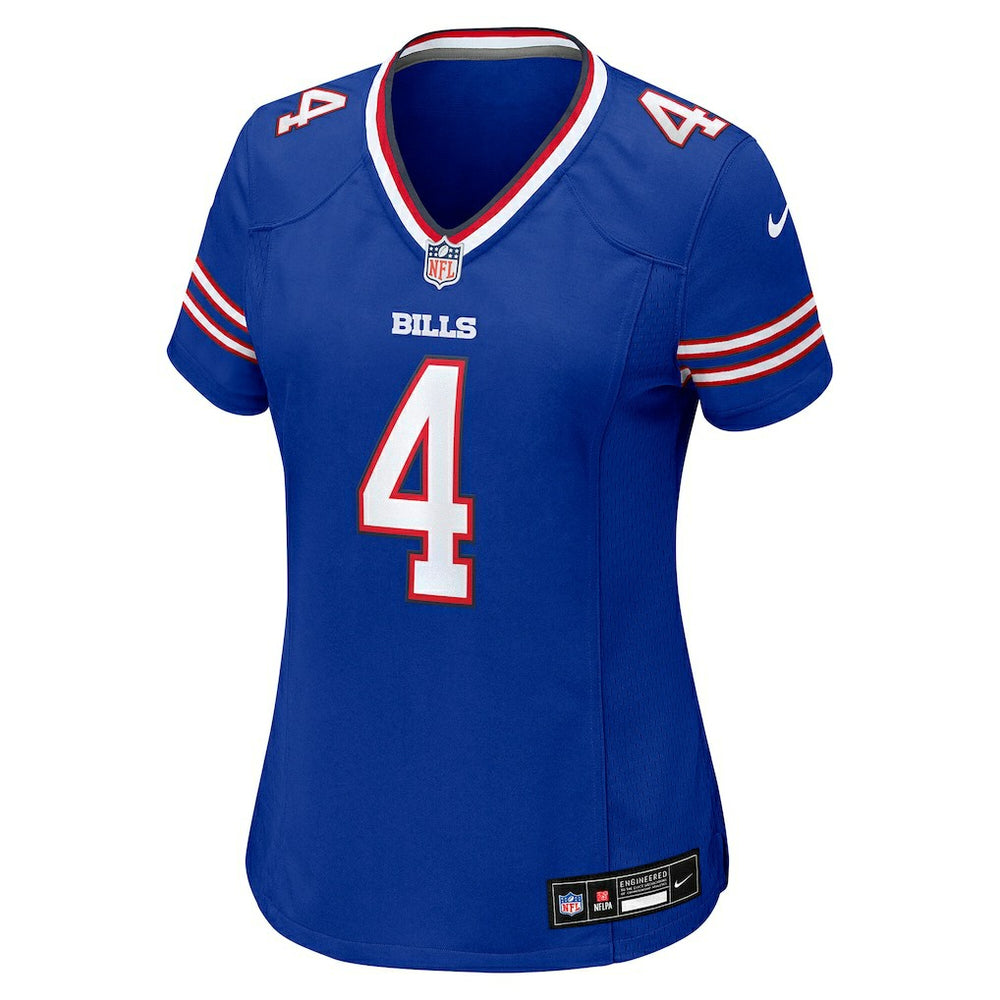 James Cook III Buffalo Bills Women's Team Game Jersey Royal