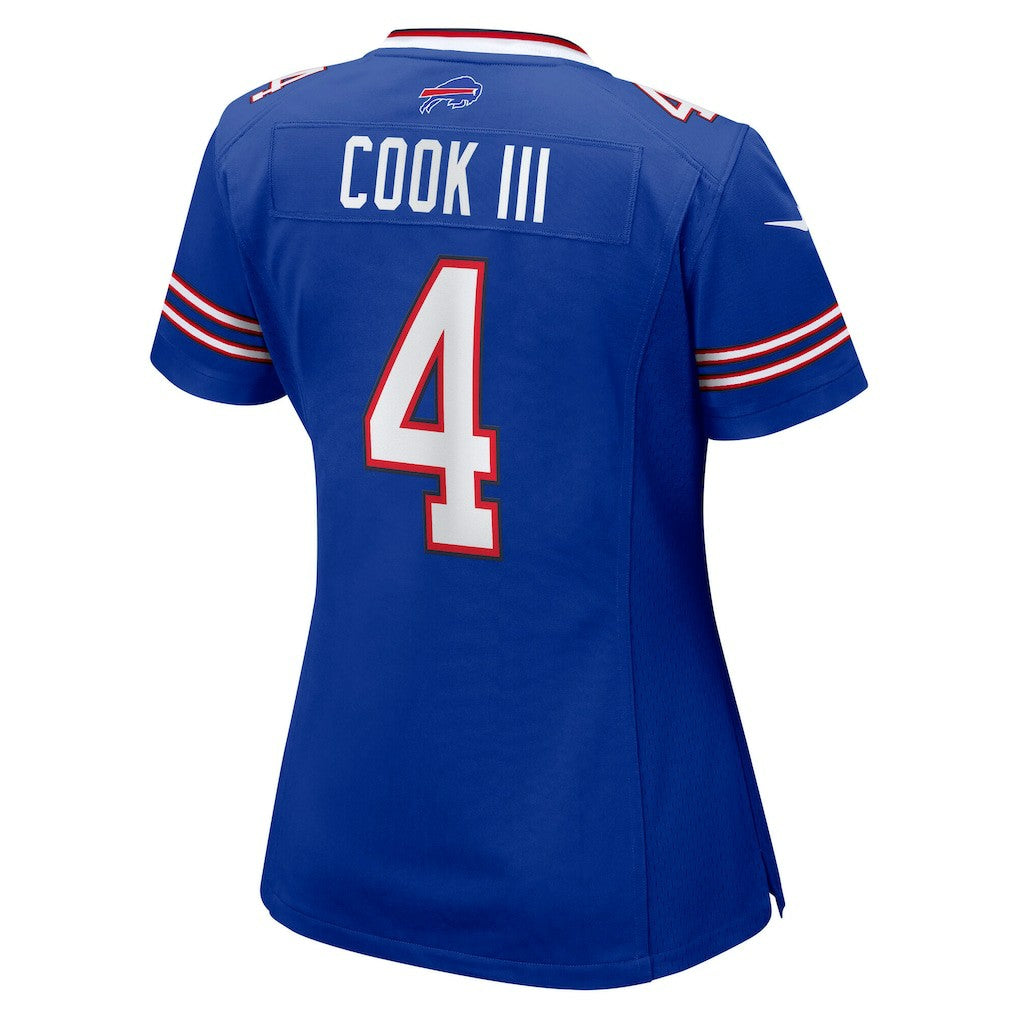 James Cook III Buffalo Bills Women's Team Game Jersey Royal
