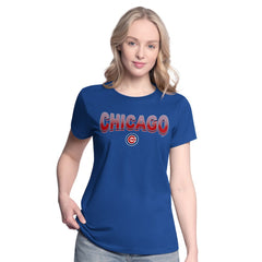 Chicago Cubs G-III 4Her by Carl Banks Women's T-Shirt and Hoodie Combo Pack - Royal/Bright Heather Ceramic Hoodies