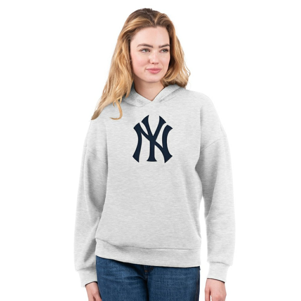 New York Yankees G-III 4Her by Carl Banks Women's T-Shirt and Hoodie Combo Pack - Navy/Bright Heather Ceramic Hoodies