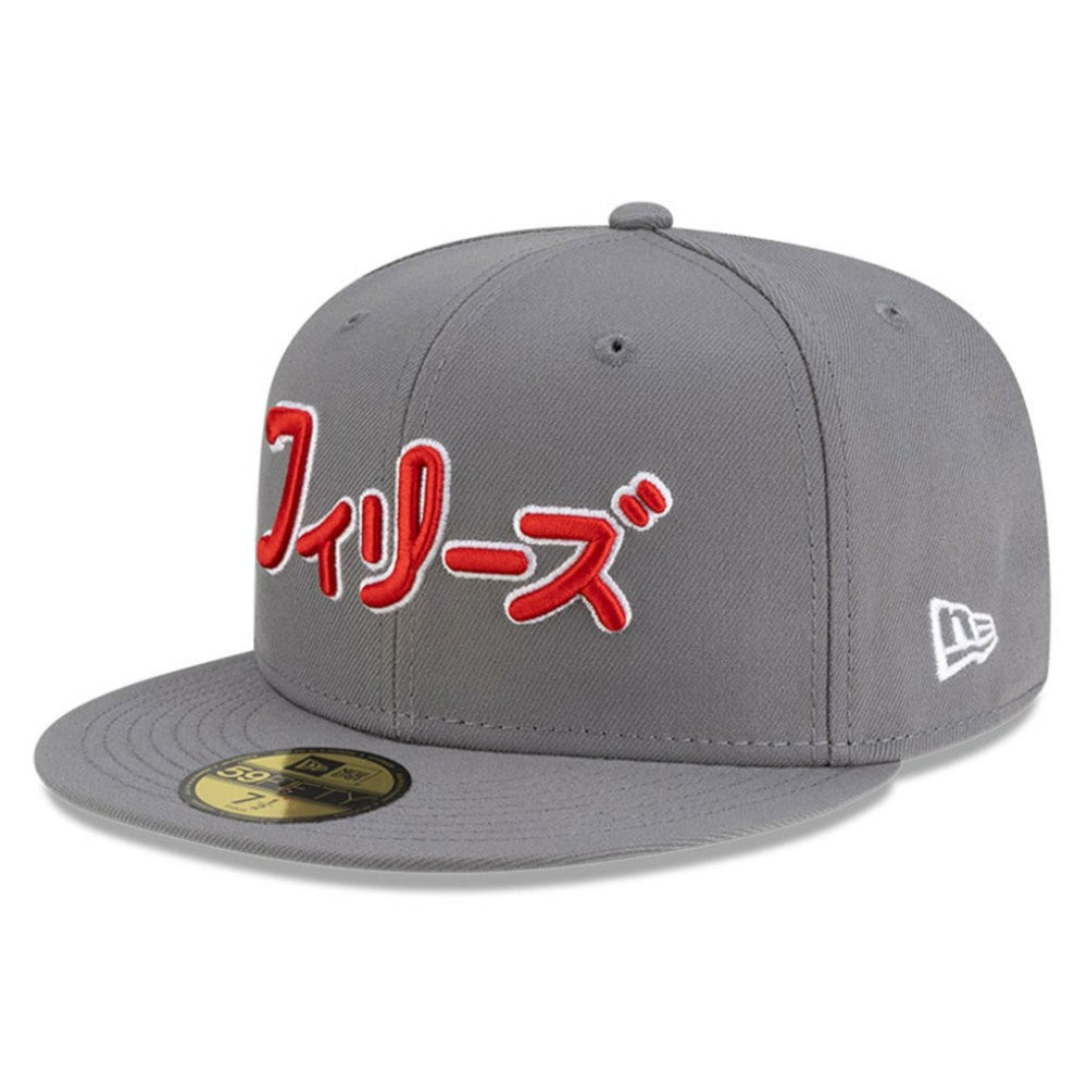 Philadelphia Phillies New Era x Hyperfly 59FIFTY Fitted Hat - Gray Hats
