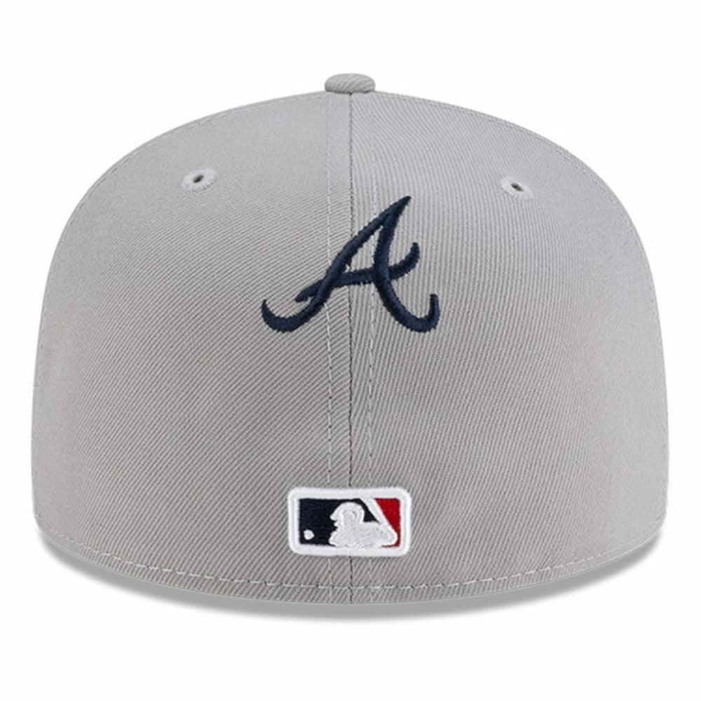 Atlanta Braves New Era x Hyperfly 59FIFTY Fitted Hat - Gray Hats