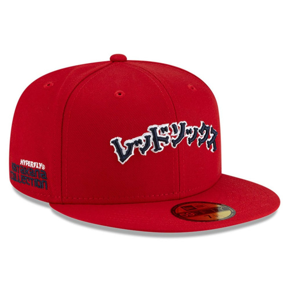 Boston Red Sox New Era x Hyperfly 59FIFTY Fitted Hat - Red Hats