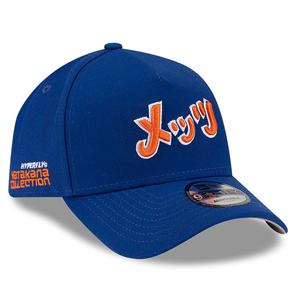 New York Mets New Era x Hyperfly A-Frame 9FORTY Adjustable Hat - Royal Hats