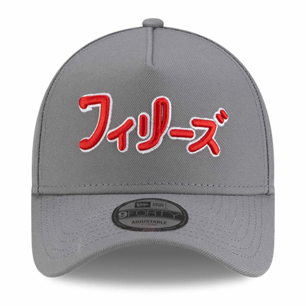 Philadelphia Phillies New Era x Hyperfly A-Frame 9FORTY Adjustable Hat - Gray Hats