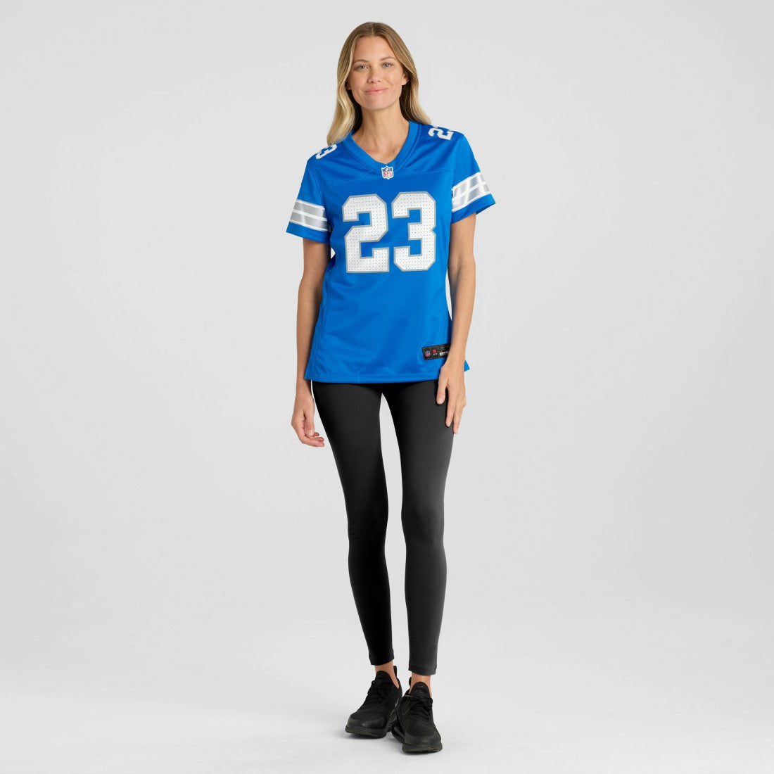 Rock Ya-Sin Detroit Lions Women's Team Game Jersey Blue