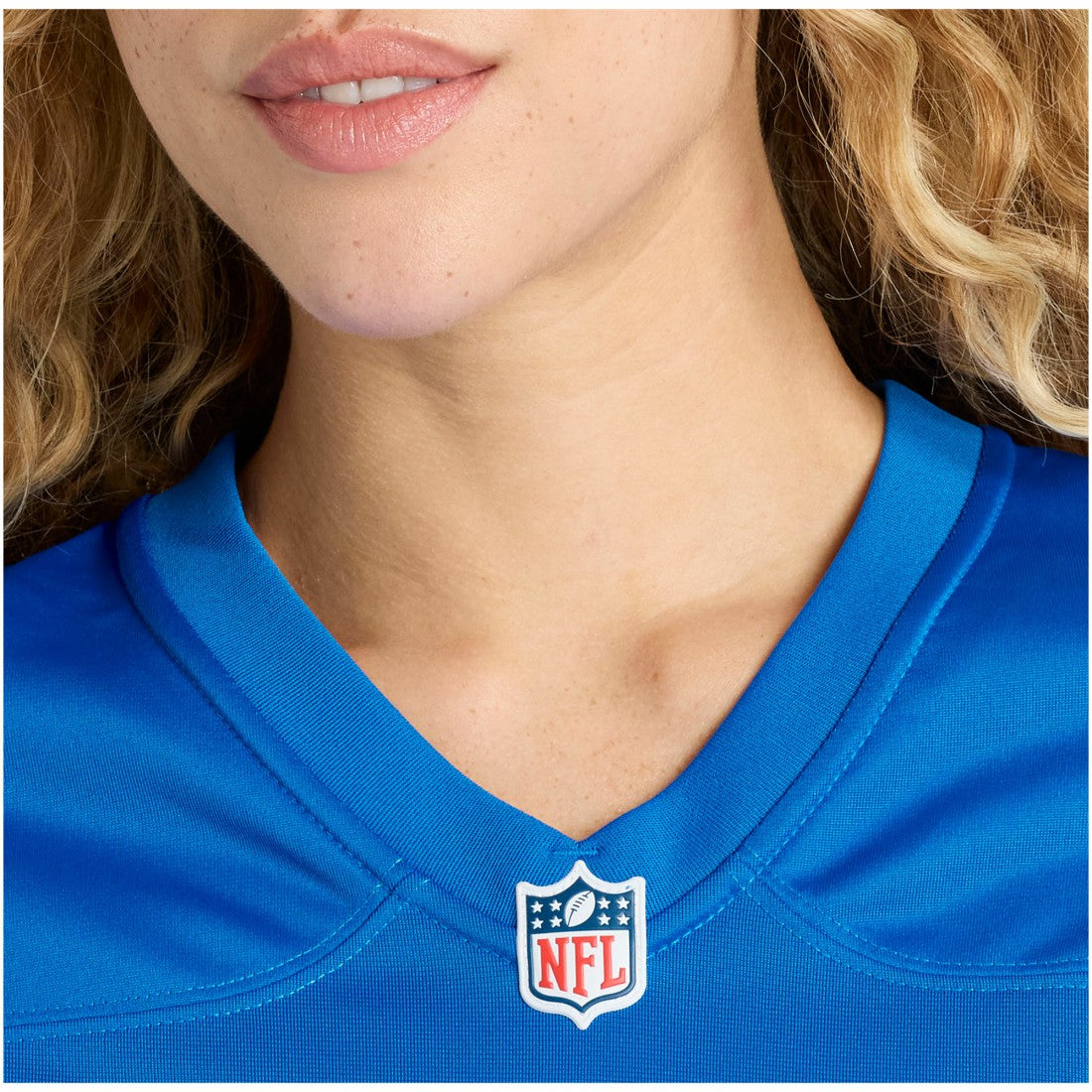 Rock Ya-Sin Detroit Lions Women's Team Game Jersey Blue