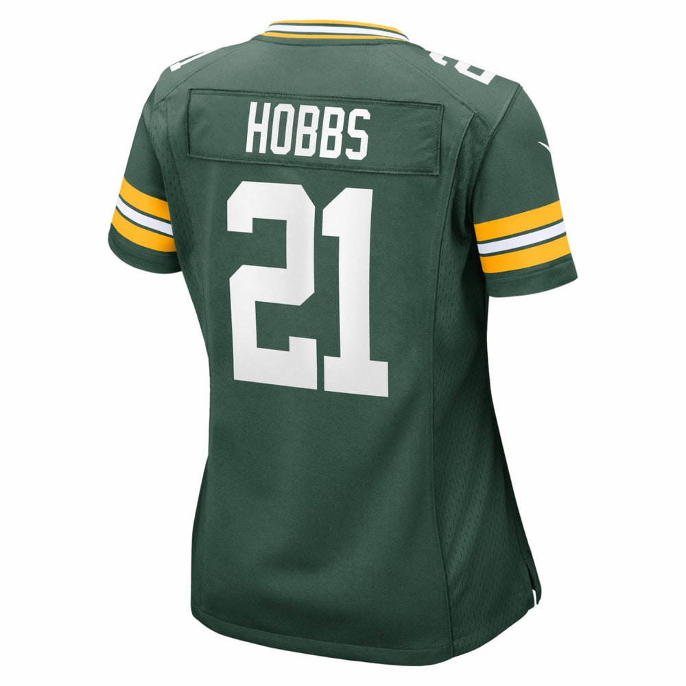 Nate Hobbs Green Bay Packers Women's Team Game Jersey Green