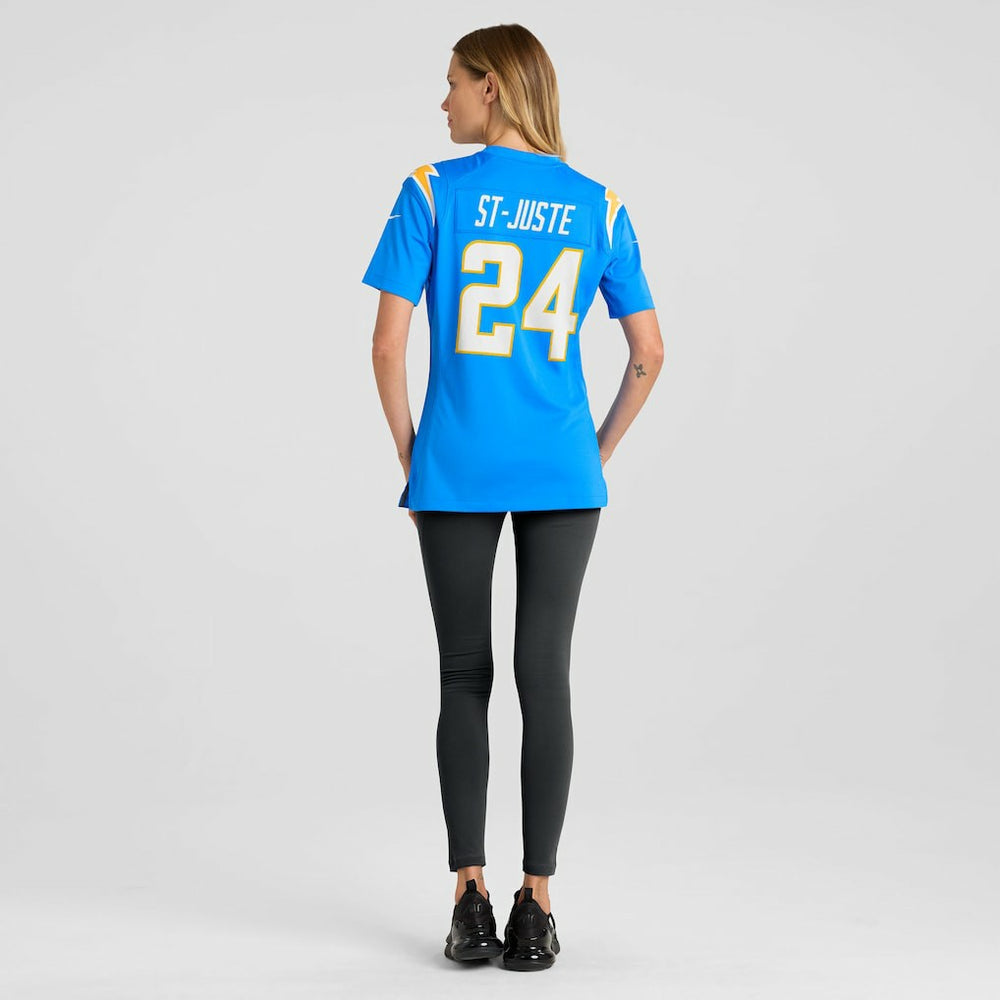 Benjamin St-Juste Los Angeles Chargers Women's Team Game Jersey Powder Blue
