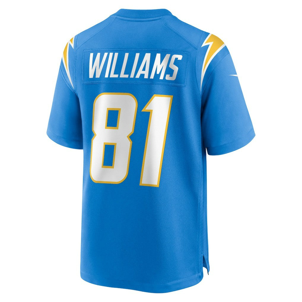 Mike Williams Los Angeles Chargers Team Game Jersey Powder Blue