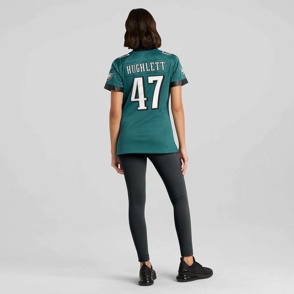 Charley Hughlett Philadelphia Eagles Women's Team Game Jersey Midnight Green