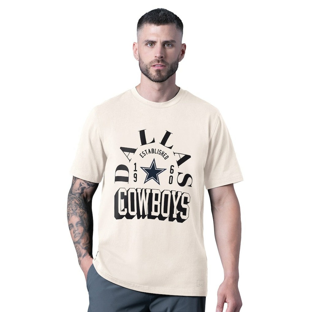 Dallas Cowboys MSX by Michael Strahan Whiteout Vintage T-Shirt White