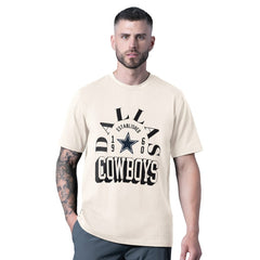 Dallas Cowboys MSX by Michael Strahan Whiteout Vintage T-Shirt White